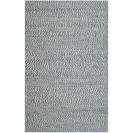 Safavieh 9 x 12 ft. Large Rectangle Casual Blue and Ivory Natural Fiber Rug NF448C-9